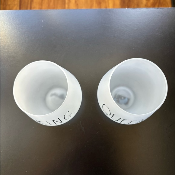 Ray Dunn King and Queen drinking glass set - Picture 3 of 3